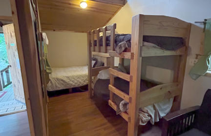 beds in one of our cabins