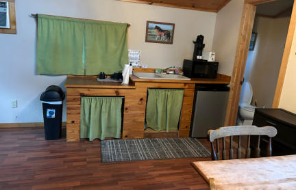 interior of one of our cabins